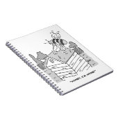 Honey Bee keert terug naar zijn bijenkorf Notitieboek (Rechterzijde)