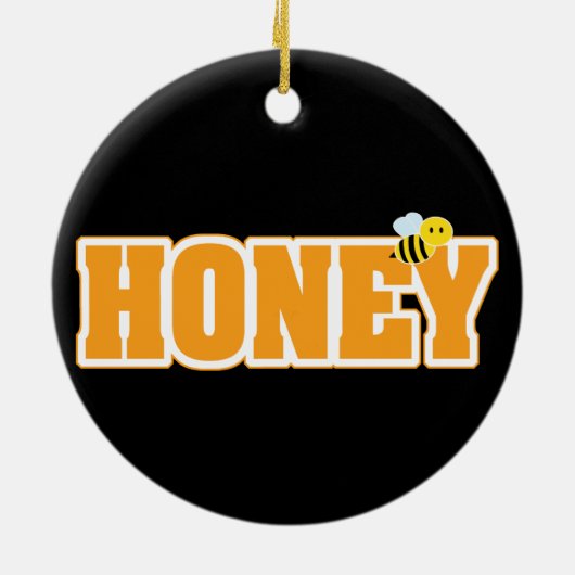 HONEY BEE KERAMISCH ORNAMENT (Achterkant)
