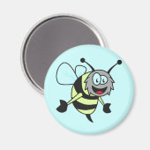 "Honey Bee" koelkastmagneet Magneet (Voorkant / Achterkant)