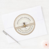 Honey Bee Label Kraft Bijenhouder Apiary (Envelop)