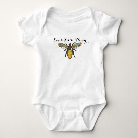 Honey Bee Little Honey Baby Bodysuit | Hommel B (Voorkant)