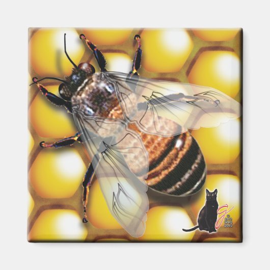 Honey Bee Magnet (Voorkant)