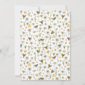 Honey Bee Mama to Bee Baby shower Invitation Kaart (Achterkant)