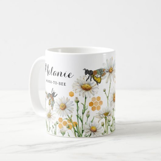 Honey Bee Mama to Bee Baby shower Mok | hommel (Voorkant links)