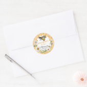 Honey Bee Mama to Bee Baby shower Sticker | Flora (Envelop)