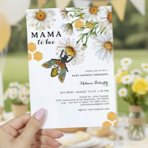 Honey Bee Mama to Bee Baby Shower Uitnodiging   Wi