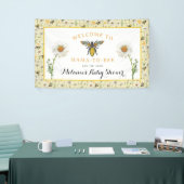 Honey Bee Mama to Bee Baby shower Welkomstbord Spandoek (Beurs)
