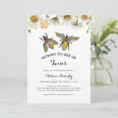 Honey Bee Mama to Bee Twins Baby shower Kaart (Staand voorkant)