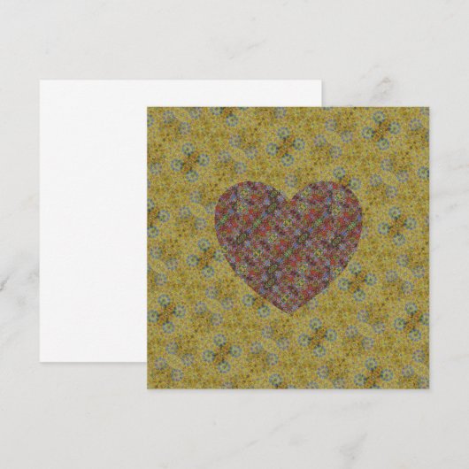 Honey Bee Marrakesh Heart (Voorkant / Achterkant)