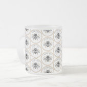 Honey Bee Matglas Koffiemok (Voorkant links)