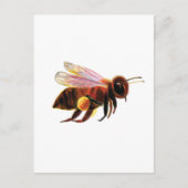 Honey Bee met zijn Pollen Manden Briefkaart (Voorkant)