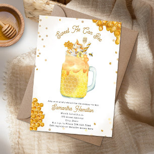 Honey Bee Milkshake Neutraal Baby shower Kaart