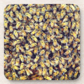 Honey Bee Mine Achtbaan Bier Onderzetter (Voorkant)