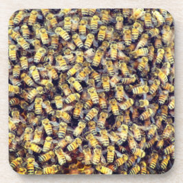 Honey Bee Mine Achtbaan Bier Onderzetter