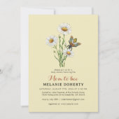 Honey Bee Mom to Bee Baby shower Invitation | wild Kaart (Voorkant)