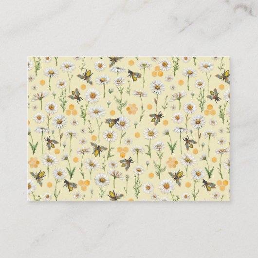 Honey Bee Mommy to Bee Boeken voor Baby Kaart | kl (Achterkant)