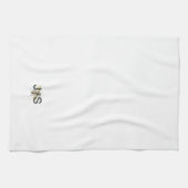 Honey Bee Monogrammed Kitchen Towel Theedoek (Horizontaal)