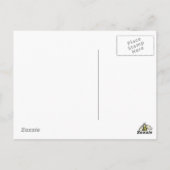 Honey Bee Morning Glory Flowers Dank je wel Briefkaart (Achterkant)