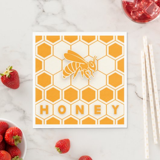 Honey Bee Napkins Servet (Insitu)