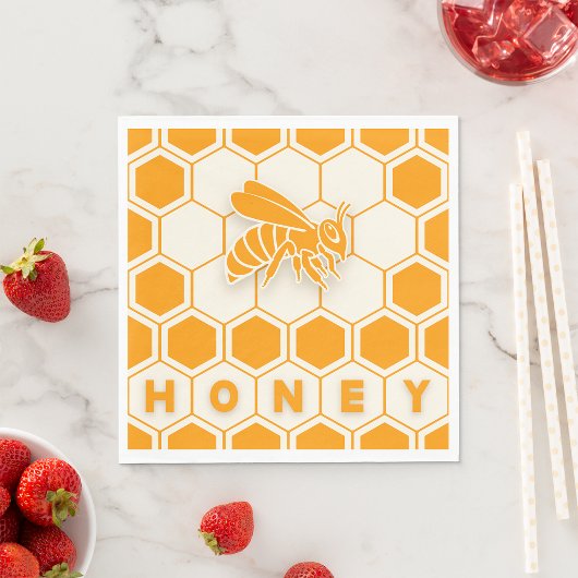 Honey Bee Napkins Servet