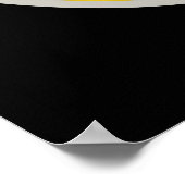 Honey bee ON A YELLOW BLOOM Poster (Hoek)