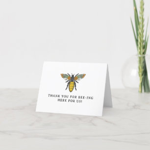 Honey Bee Ouders to Bee Baby shower Dank je wel Ca Bedankkaart