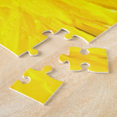 Honey Bee Paardebloem Mooi Zonnig Geel Macro Legpuzzel (Zijkant)