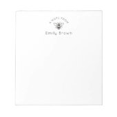 Honey Bee Personalized Notepad Notitieblok (Voorkant)