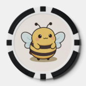 Honey Bee Poker Chip – Schattig (Voorkant)