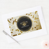 Honey Bee Product Custom Rechthoek Jar Label (Envelop)