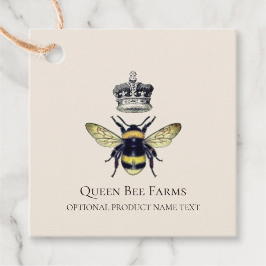 Honey Bee Producten Apiary Prijs Label (Voorkant)