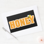 HONEY BEE RECHTHOEKIGE STICKER (Envelop)