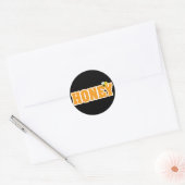 HONEY BEE RONDE STICKER (Envelop)