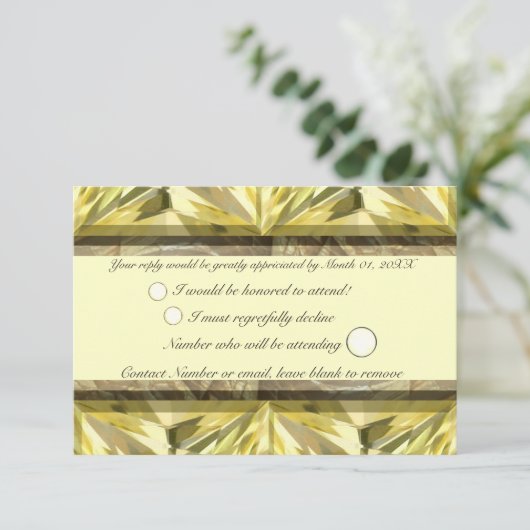 Honey Bee RSVP (Staand voorkant)