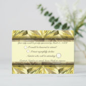 Honey Bee RSVP Kaartje (Staand voorkant)