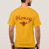 Honey Bee Script T-shirt – Zoet als Bij Kan Zijn (Achterkant)