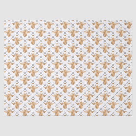 Honey Bee Serie Ontwerp 12 Tissue Papier (Voorkant)