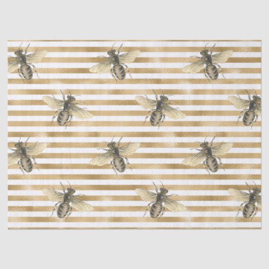 Honey Bee Series Design 11 Vloeipapier Tissuepapier (Voorkant)