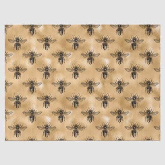 Honey Bee Series Design 14 Vloeipapier Tissuepapier (Voorkant)