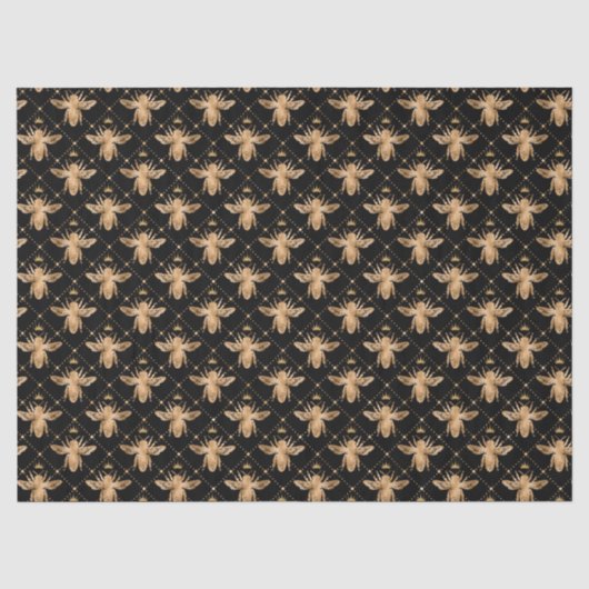 Honey Bee Series Design 17 Vloeipapier Tissuepapier (Voorkant)