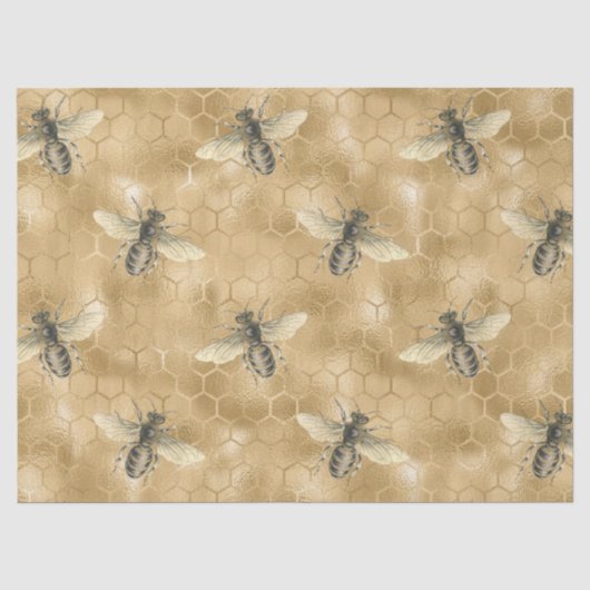 Honey Bee Series Design 6 Tissuepapier (Voorkant)
