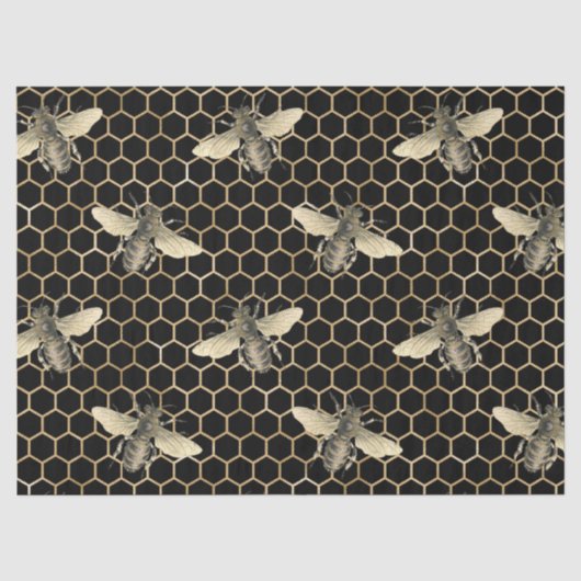 Honey Bee Series Design 8 Vloeipapier Tissuepapier (Voorkant)