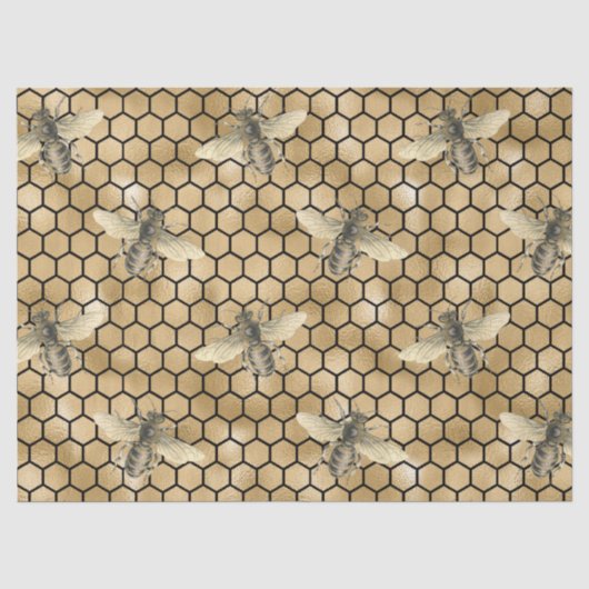 Honey Bee Series Design 9 Tissuepapier (Voorkant)