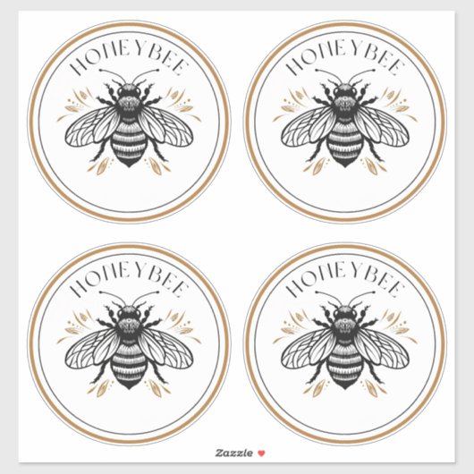 Honey Bee Sticker (Vel)