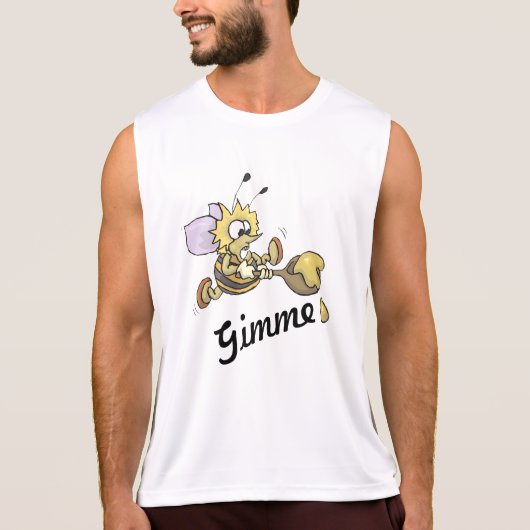 Honey Bee Sweet Food personaliseren Destiny's T-shirt (Voorkant)