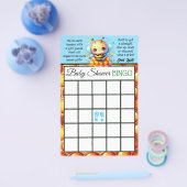 Honey bee thema bingo en wie weet mama best flyer (Enkel)
