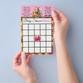 Honey bee thema bingo en wie weet mama best flyer (Hand)