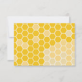 Honey Bee Theme Baby shower Dank u Kaarten (Achterkant)