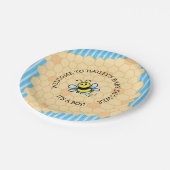 Honey Bee Theme Boy's Baby shower Papier Bord (Gekanteld)