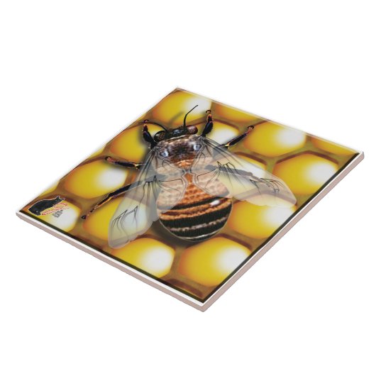 Honey Bee Tile Tegeltje (Zijkant)